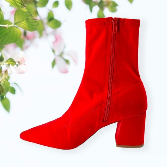 RED Nylon Boots - Picture 2 of 10